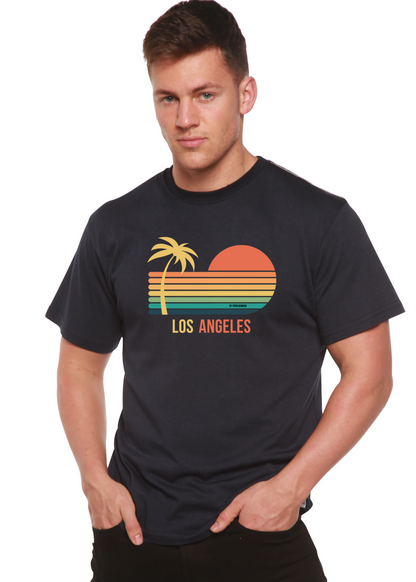 Spun Bamboo men's graphic T-shirt made of bamboo viscose and organic cotton, featuring a stylish printed design.