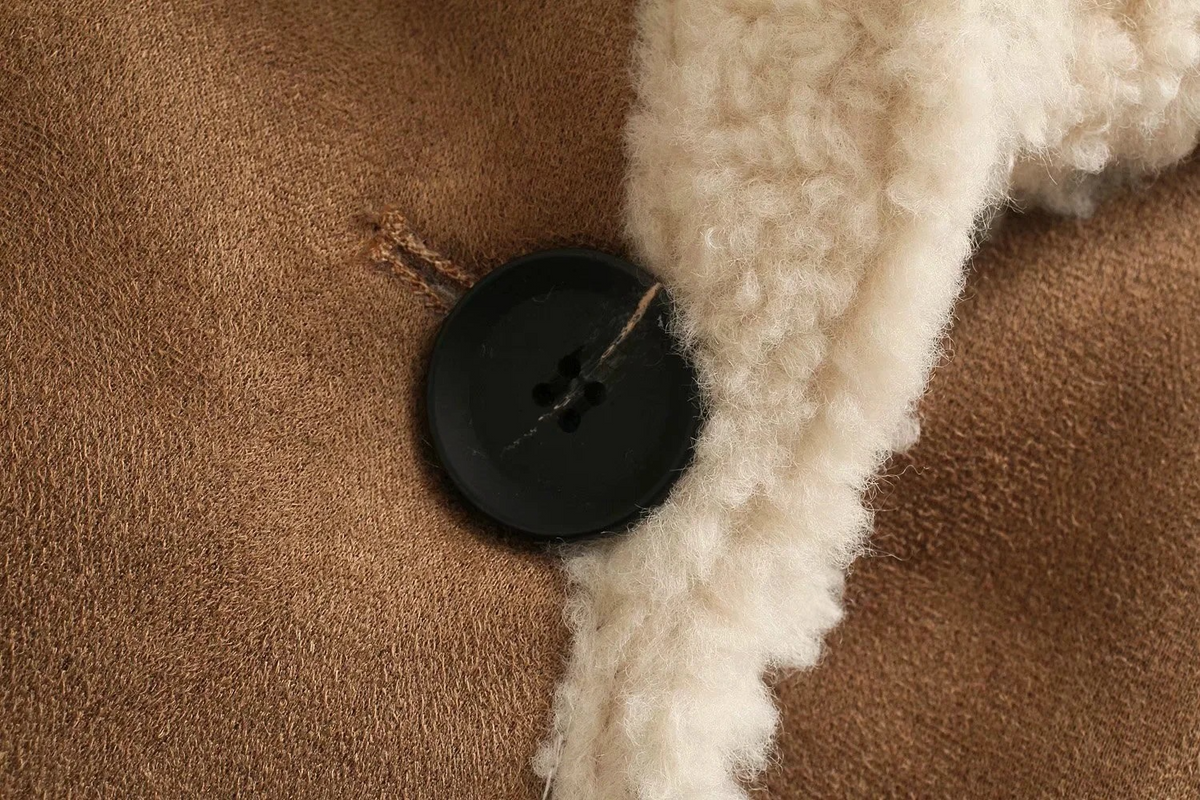 Luxe Suede & Fur Winter Coat