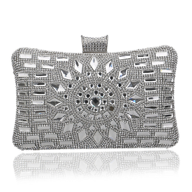 Women's Cheongsam Luxury Diamond dinner bag with sparkling embellishments and elegant handheld design