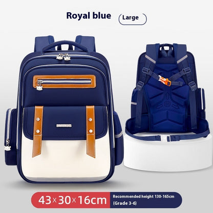 Oxford cloth children's schoolbag large capacity backpack by My Store