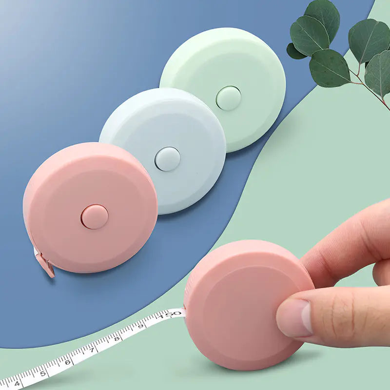 Cute Mini Soft Ruler 1.5m Automatic Retractable Tape