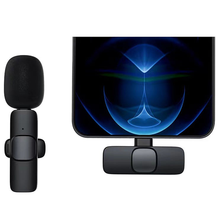 Wireless lavalier microphone for mobile phone live broadcasts and short video shooting