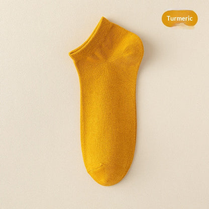Men's and couples' summer thin pure cotton socks in assorted colors and patterns