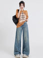 Chic High Waist Wide Leg Jeans