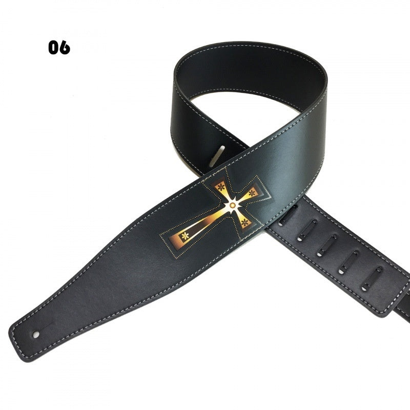 Color printing folk guitar shoulder strap musical instrument accessory by My Store