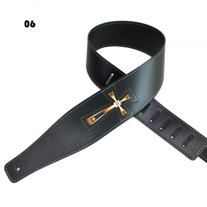 Color printing folk guitar shoulder strap musical instrument accessory by My Store
