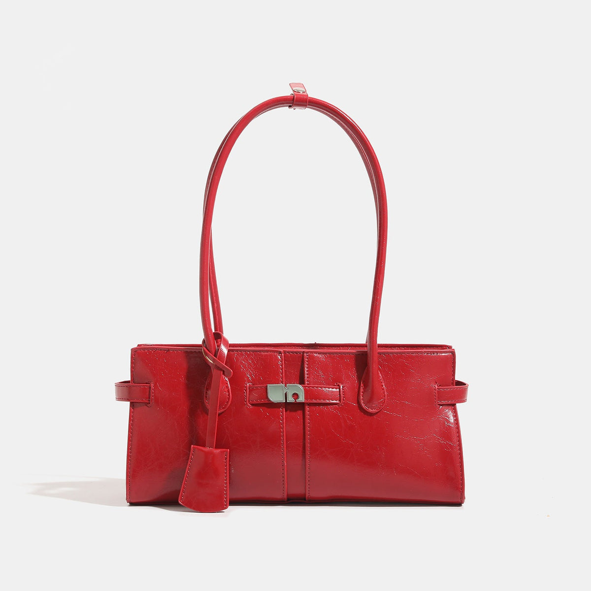 Women's versatile commuter handbag with luxurious feel and large capacity, shown in a structured design