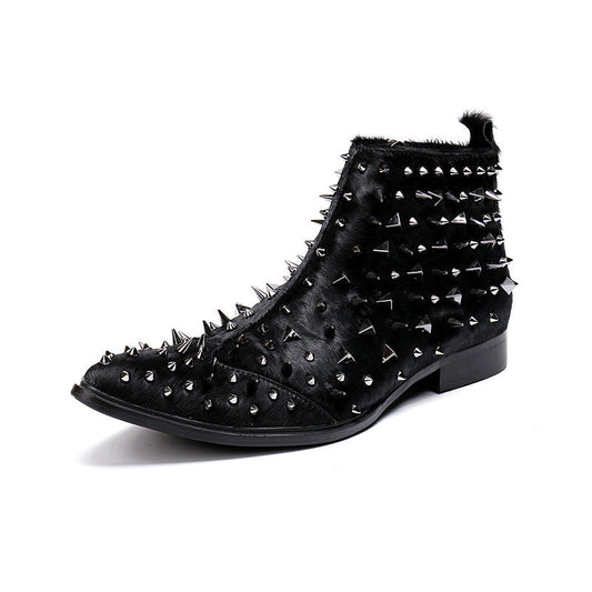 Men's high-top Dr. Martens boots in European and American style