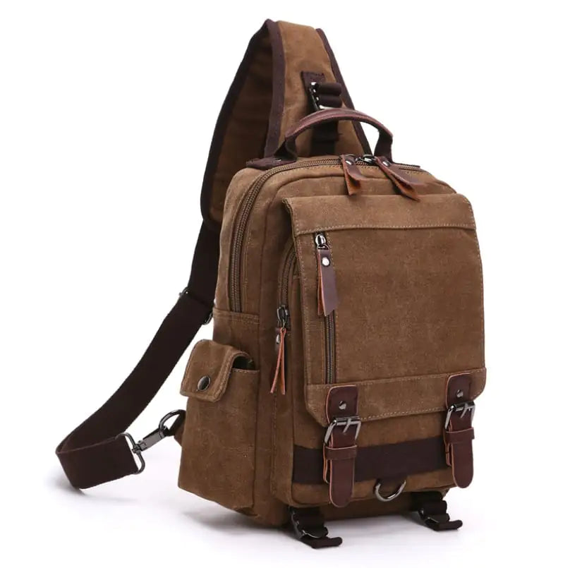 Casual Canvas Backpack for Outdoor Travel