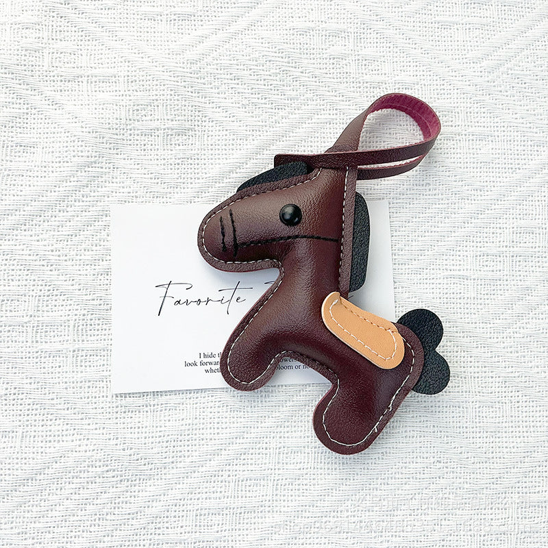 Horse fashion keychain bag charm by My Store, decorative horse accessory for bags or keys