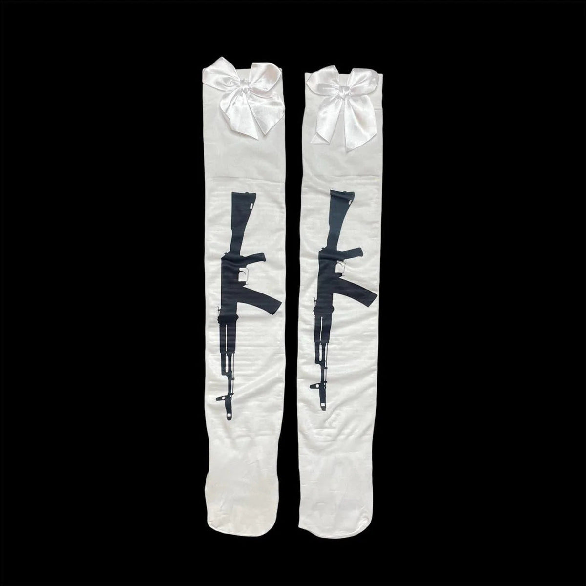 Sweet and edgy Japanese-style printed pantyhose for women, all-season JK-style socks