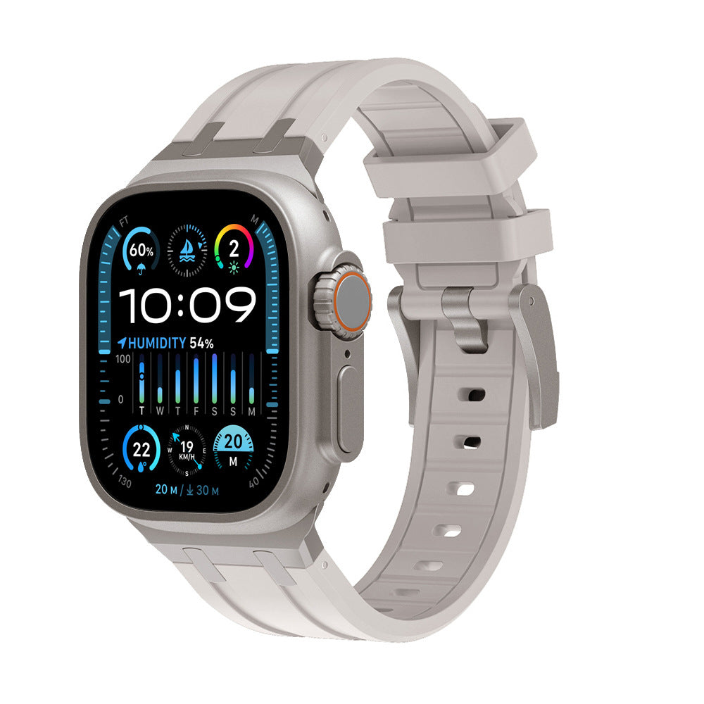 Liquid silicone trendy strap by My Store, flexible close-up product view