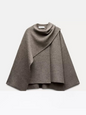 Elegant Draped Winter Jacket