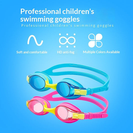 High-definition waterproof swimming goggles for diving and swim training, clear lens design
