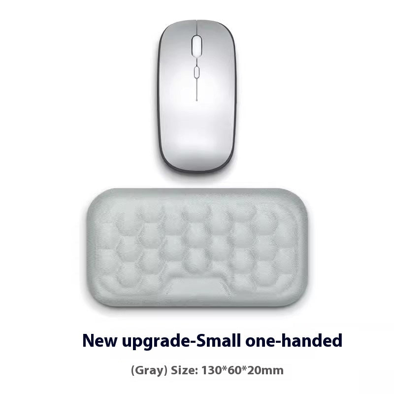 Mouse Memory Cotton Wrist Pad in soft cotton with ergonomic support for comfortable computer use