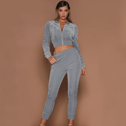 Women's autumn and winter suede clothing by My Store