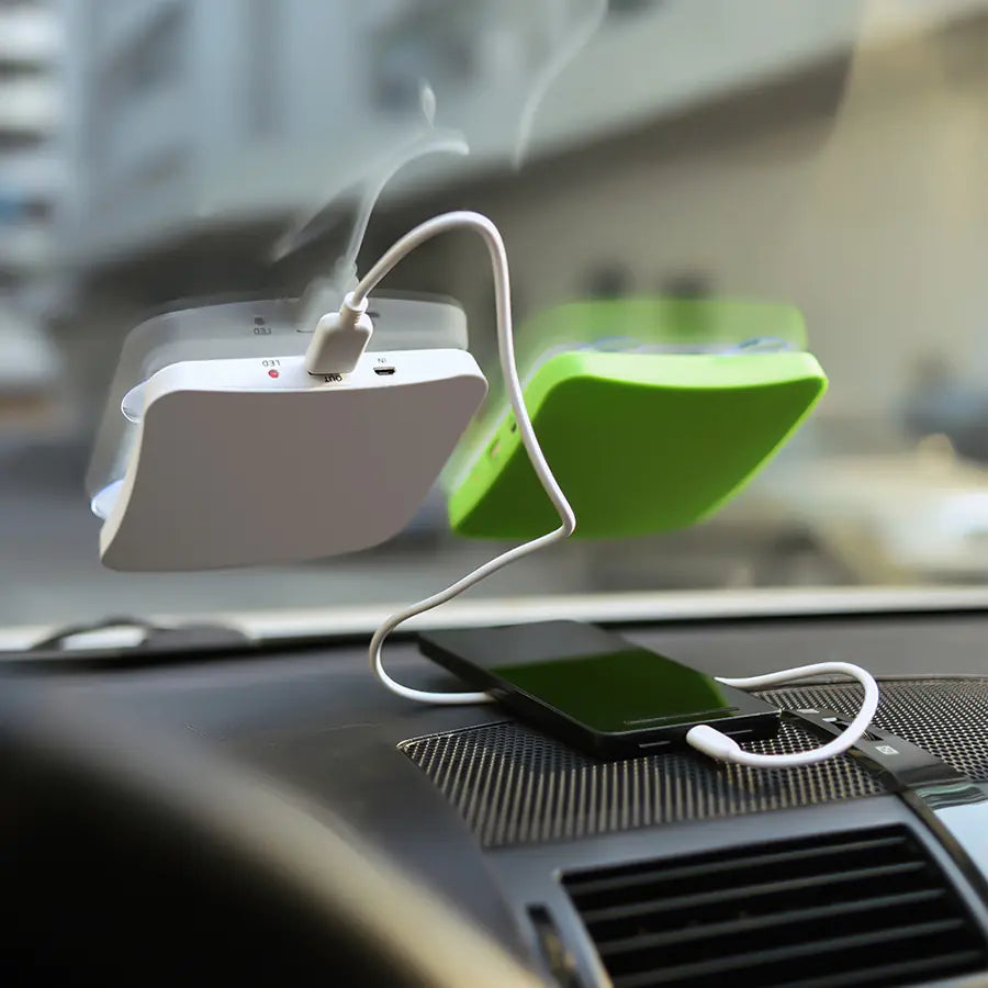 Solar-Powered Suction Cup Portable Charger (Power Bank)