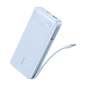 Anker Power Bank 20K with 87W output and built-in USB-C cable, portable portable charger for smartphones and devices.
