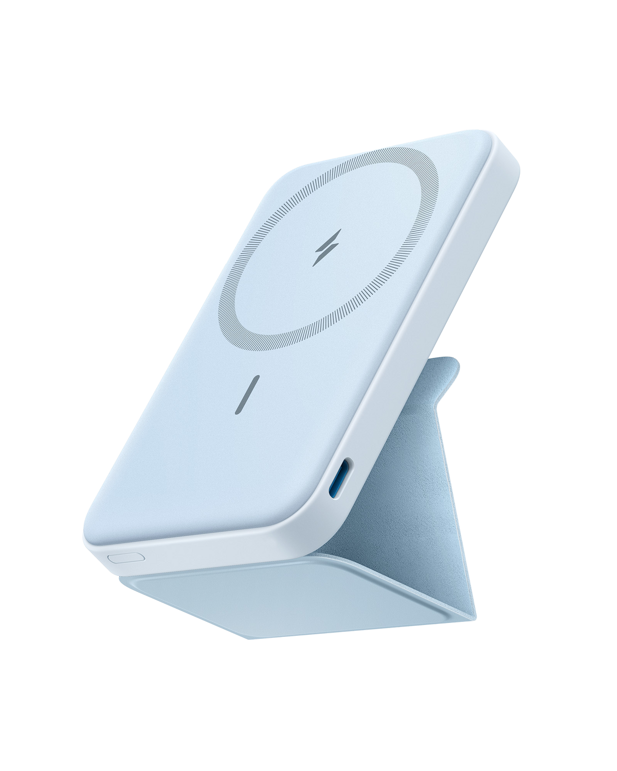 Anker 622 MagGo magnetic battery pack for charging, featuring a sleek black design with magnetic attachment for compatible devices.