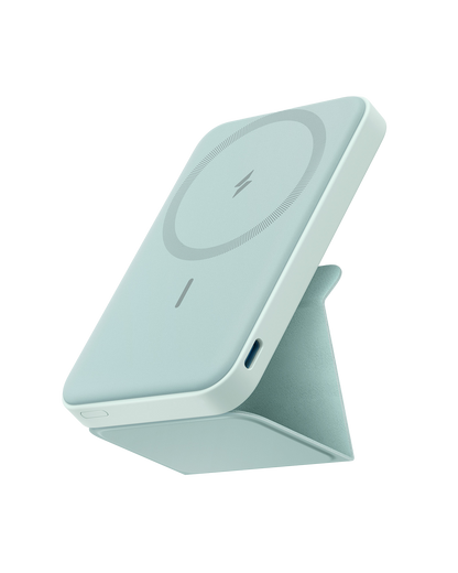 Anker 622 Magnetic Battery MagGo for charging, featuring sleek design and magnetic attachment for compatible devices.