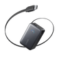Anker Nano 10K power bank with built-in retractable USB-C cable, compact portable charger for smartphones and devices.
