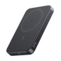 Anker MagGo 10K Slim Power Bank showing portable design with matte finish and USB-C charging port.