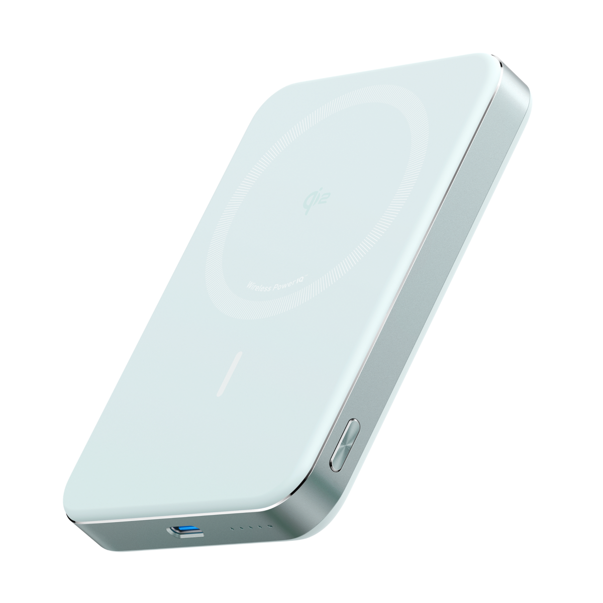 Anker MagGo 10K Slim Power Bank with magnetic attachment for wireless charging and portable power for smartphones and devices.