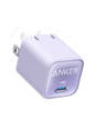 Anker Nano 30W charger with compact design and USB-C port for fast charging devices.