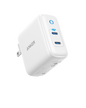 Anker 324 Charger 40W charging device with compact design and USB-C port for fast charging.