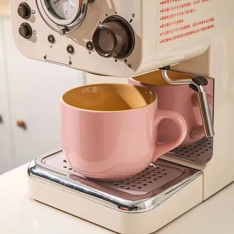 700ml Coffee Mug Ceramic Breakfast Oatmeal Milk Tea Cup Large Capacity Instant Noodles Bowl Novelty Gifts Best for Your Friends