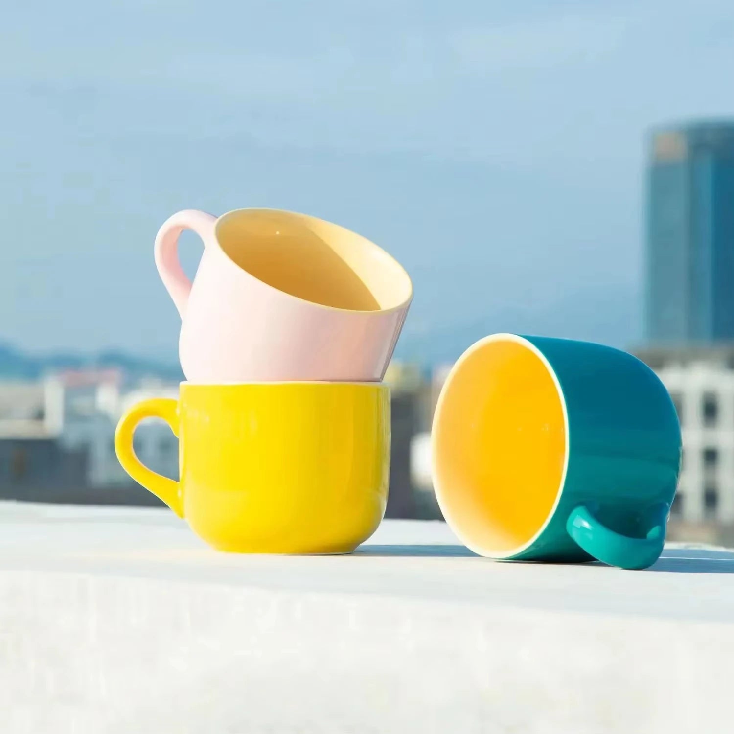700ml Coffee Mug Ceramic Breakfast Oatmeal Milk Tea Cup Large Capacity Instant Noodles Bowl Novelty Gifts Best for Your Friends