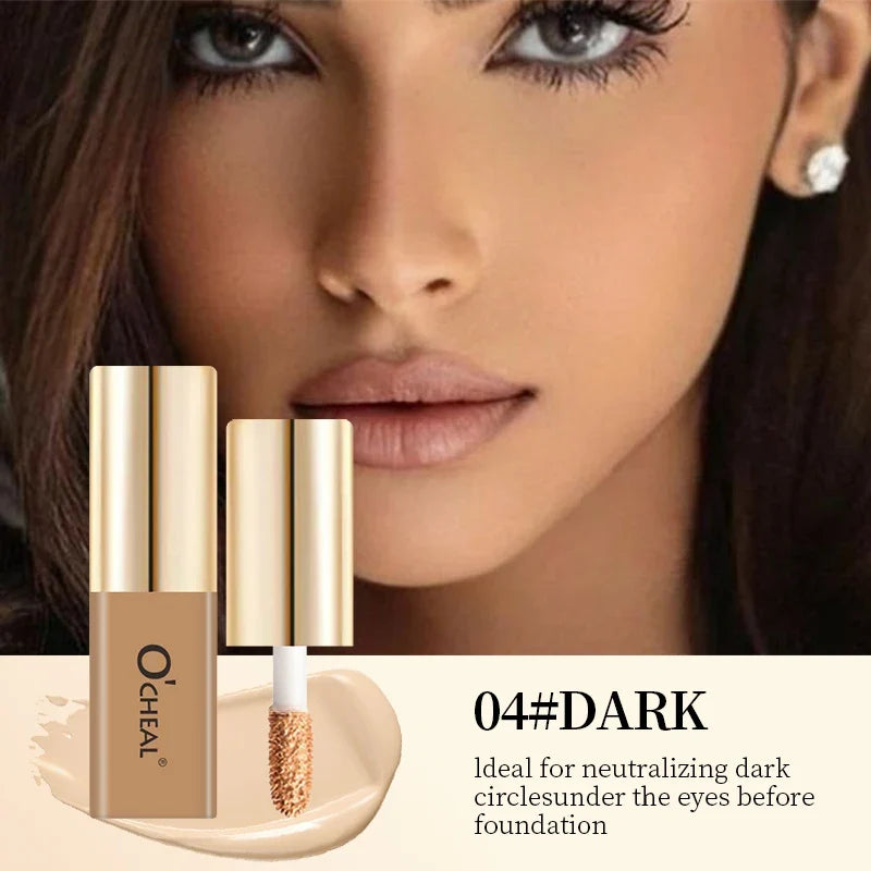 Blushimmer Ocheal Liquid Concealer in matte finish, high coverage, waterproof, 3.5g, displayed with applicator and concealer tube