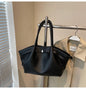 Luxury soft PU leather tote bag by Worldfone Direct Store, spacious women's shoulder and crossbody bag for commuting and travel.