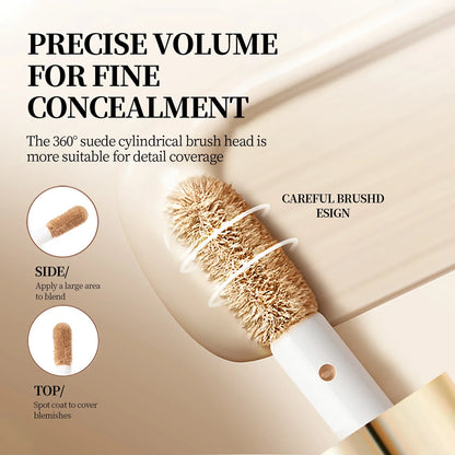 Blushimmer Ocheal Liquid Concealer in matte finish, high coverage, waterproof formula, 3.5g tube, shown in sleek black packaging