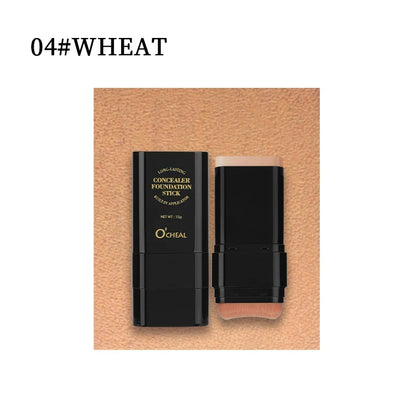 Blushimmer O'cheal Two-in-One Concealer Foundation Stick with matte, waterproof bronzer for contouring and facial coverage.