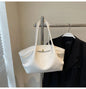 Luxury soft PU leather tote bag by Worldfone Direct Store, spacious women's crossbody bag for commuting and travel, stylish design.