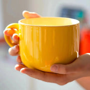 700ml Coffee Mug Ceramic Breakfast Oatmeal Milk Tea Cup Large Capacity Instant Noodles Bowl Novelty Gifts Best for Your Friends