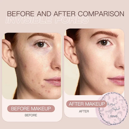 Blushimmer Air Cushion BB and CC Foundation with matte concealer, natural finish, long-lasting, compact makeup product.