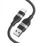 Anker USB-A to USB-C upcycled braided charging cable, 3 ft or 6 ft length, with durable design and reinforced connectors.