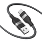 Anker USB-A to USB-C upcycled braided cable in 3 ft and 6 ft lengths, featuring durable braided design and secure connectors.
