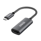 Anker 310 USB-C adapter with 4K HDMI port for charging and video output, shown connected to a device.