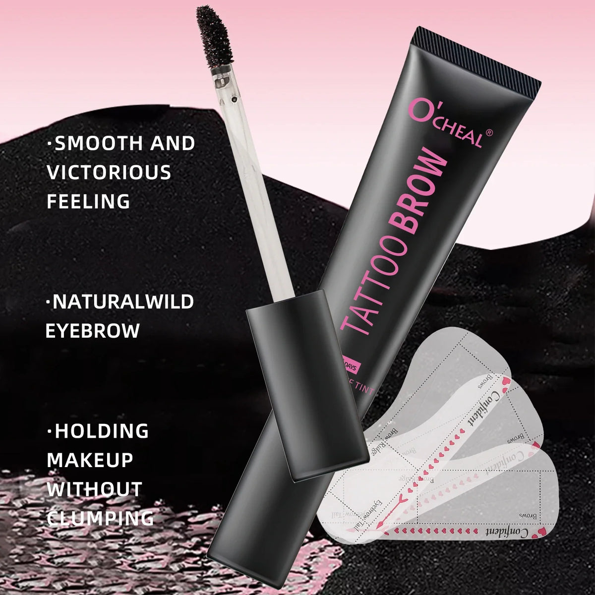 Blushimmer Ocheal eyebrow dye tint gel kit with waterproof, long-lasting eyebrow cream and eyelash tint for defined eyebrows and lashes.