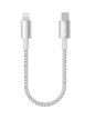 Anker 331 USB-C to Lightning charging cable shown with white cable and connectors on a neutral background.
