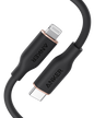 Anker 641 USB-C to Lightning charging cable with silicone insulation, designed for fast and reliable device charging.