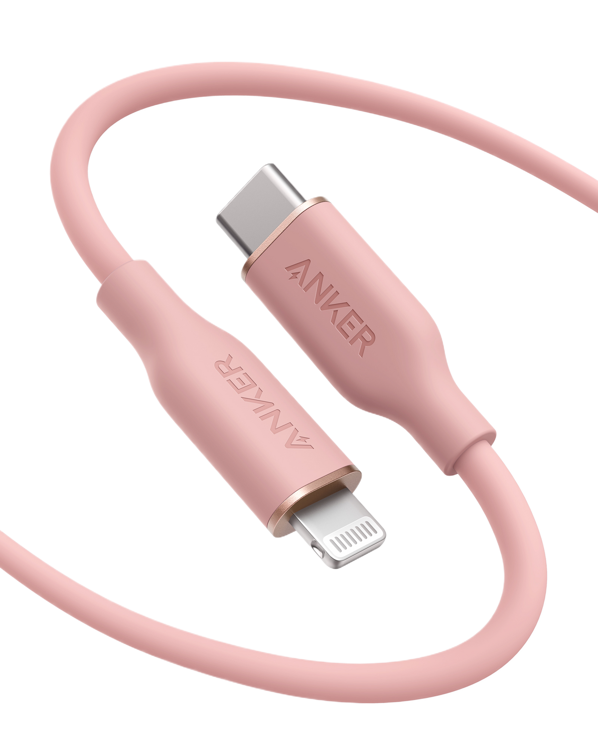 Anker 641 USB-C to Lightning cable with flow design, 3-foot silicone charging and data transfer cable for Apple devices