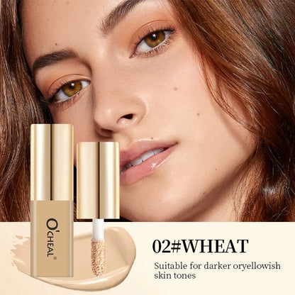 Blushimmer Ocheal Liquid Concealer in matte high coverage waterproof formula, 3.5g, with a doe-foot applicator and smooth finish.