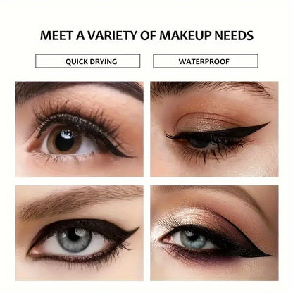 Blushimmer waterproof eyeliner in black, smudge-proof and sweat-proof, with a smooth, natural look and easy glide application.