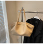 Luxury soft PU leather tote bag by Worldfone Direct Store, spacious women's crossbody bag ideal for commuting and travel.
