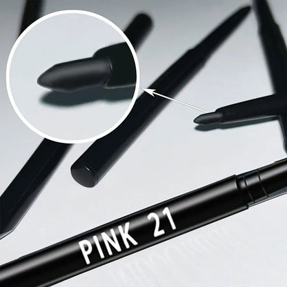 Set of three waterproof black eyeliner pencils by Blushimmer, smudge-proof, long-lasting, ideal for beginner eye makeup application.