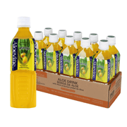 Aloevine Pomegranate Aloe Vera Drink with Aloe Pulp, 16.9 Fl Oz, 20 Count Bottles